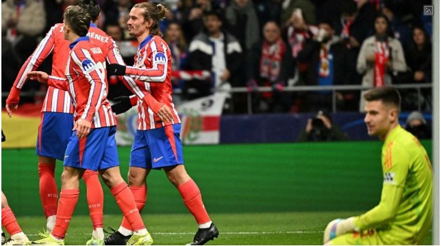 Atlético Madrid beat Slovan Bratislava, extend win streak to 10