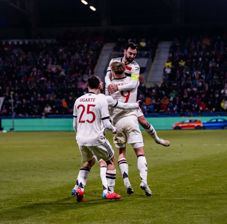 Man Utd manager Ruben Amorim likes the "healthy" spat between Rasmus Hojlund and Amad Diallo after Viktoria Plzen's comeback victory.