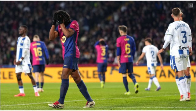 After a shocking loss to Leganes, Barcelona gives up on winning the title.