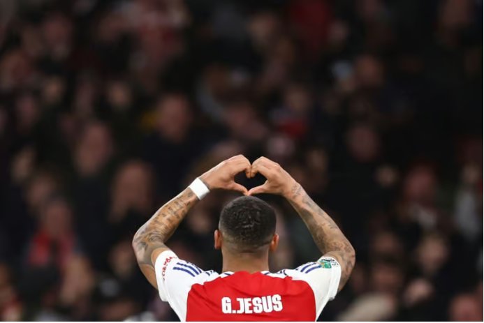 How Gabriel Jesus' superb hat-trick saw Arsenal beat Crystal Palace 3-2 and move into the Carabao Cup last four