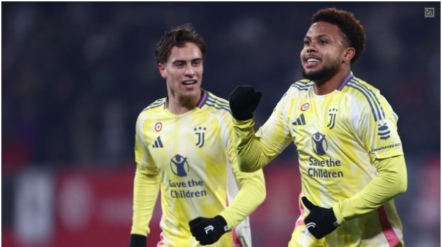 McKennie scores as Juventus get back in win column