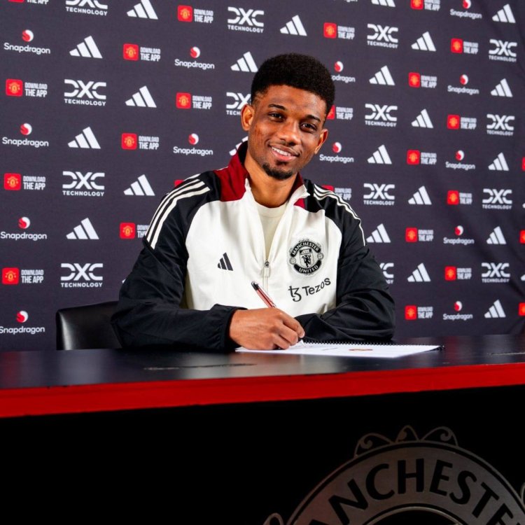 Amad signs a new contract with Manchester United that will last until 2030.