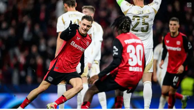 Bayer Leverkusen beat Sparta Prague to reach Champions League last 16