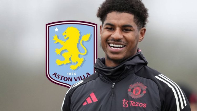 Marcus Rashford's contract with Manchester United is being finalised by Aston Villa.