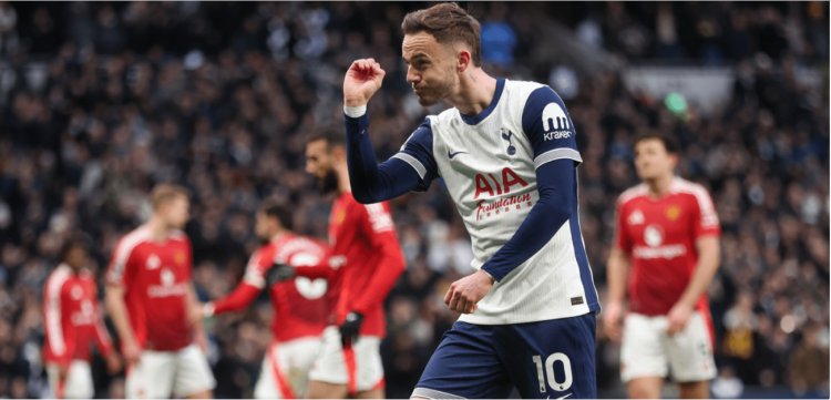 Vicario and Maddison shine as Spurs defeat Manchester United again.