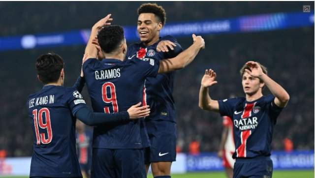 Ruthless PSG demolish Brest 7-0 to seal last-16 spot