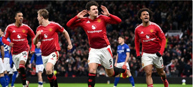 Man Utd 3-2 Ipswich: Maguire Seals Victory for 10-Man Red Devils