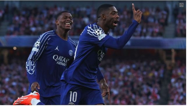 Dembélé gives PSG edge over Arsenal in Champions League semifinal
