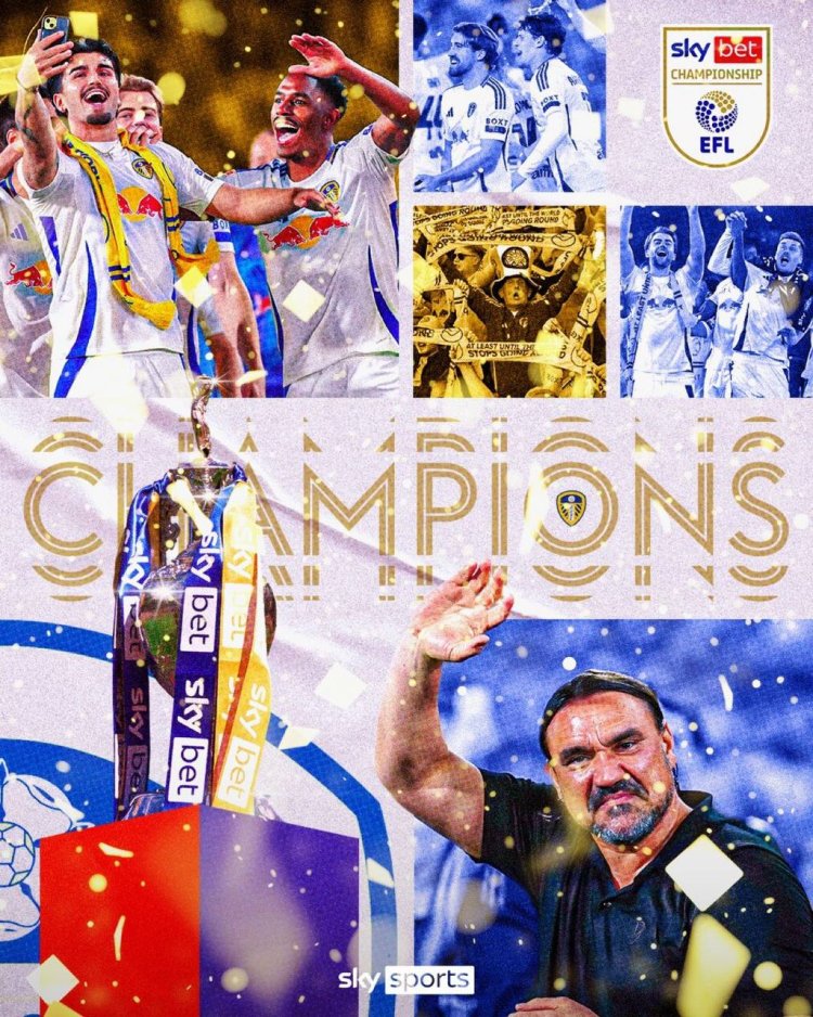 Leeds' thrilling victory over Plymouth secures the Championship title.