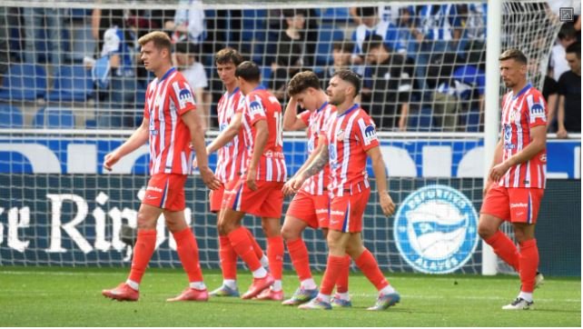 Atlético Madrid's slim title hopes fade after draw with Alavés