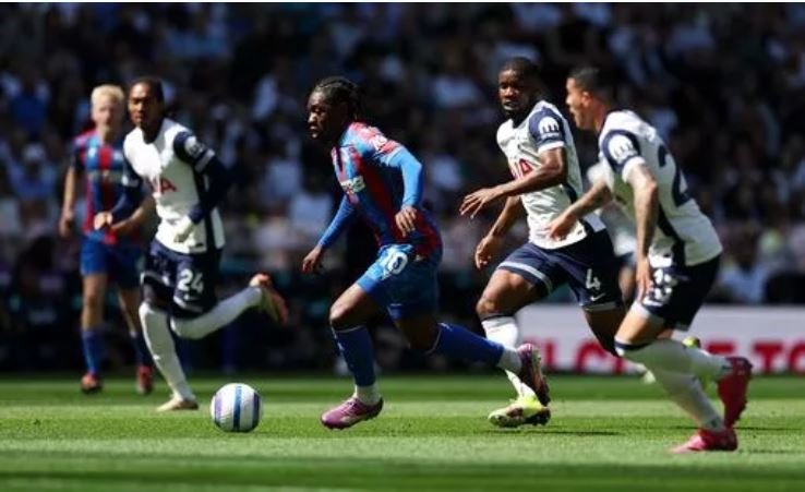 Tottenham vs Crystal Palace: Eze scores twice amid Kulusevski injury scare