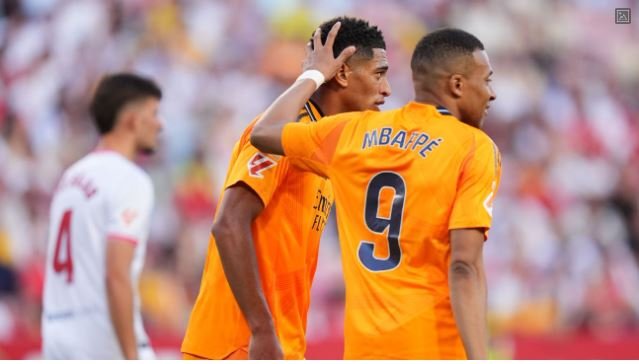 Mbappé, Bellingham give Real Madrid 2-0 win over nine-man Sevilla