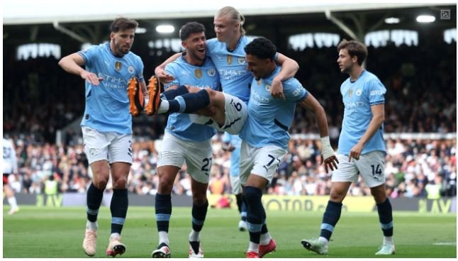 Manchester City book Champions League place with win at Fulham
