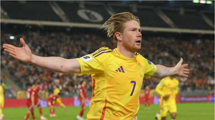 Kevin De Bruyne nets late as Belgium edge Wales in 4-3 thriller